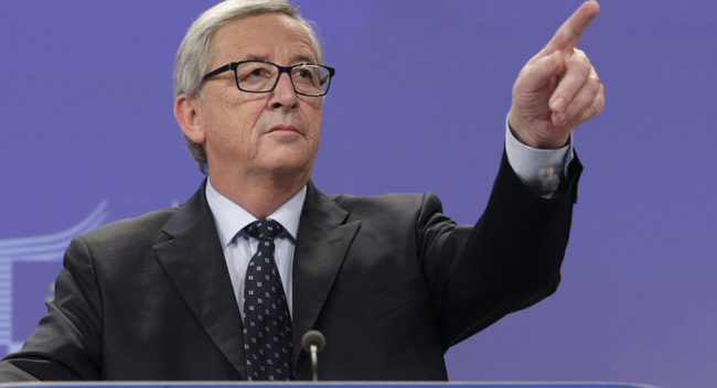Chủ tịch Ủy ban châu Âu Jean-Claude Juncker. (Ảnh: AP)