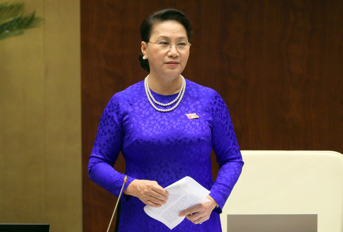 Chủ tịch Quốc hội Nguyễn Thị Kim Ngân. Ảnh: Quang Vinh/Tuổi trẻ