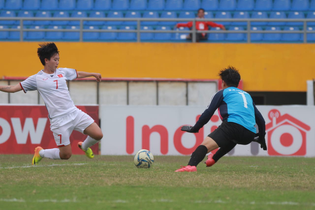 ĐT nữ Việt Nam dễ dàng giành chiến thắng 3-0 trước ĐT nữ Myanmar