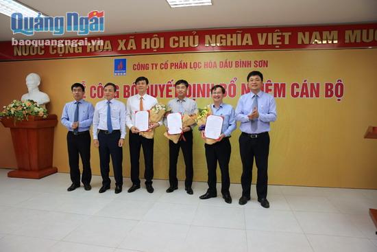 Lãnh đạo BSR chúc mừng các phó tổng giám đốc