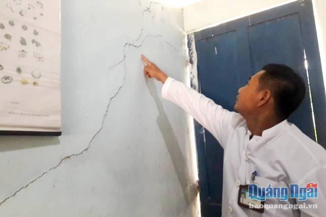 Trạm Y tế xã Trà Sơn bị xuống cấp nghiêm trọng