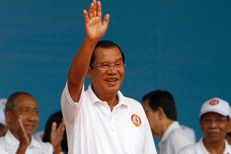  Thủ tướng Campuchia Samdech Techo Hun Sen. Ảnh: AP.