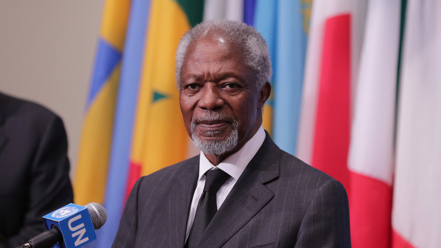 Cựu Tổng thư ký Liên Hợp Quốc Kofi Annan (Ảnh: Global Look Press)