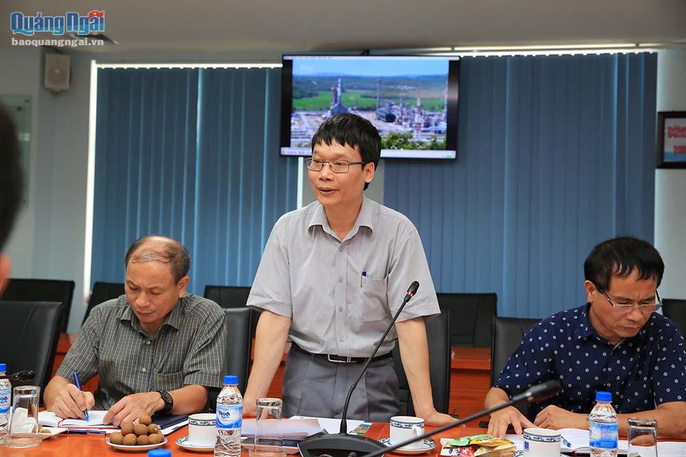Trưởng ban Pháp chế - Thanh tra PVN Trương Hồng Sơn phát biểu tại buổi làm việc