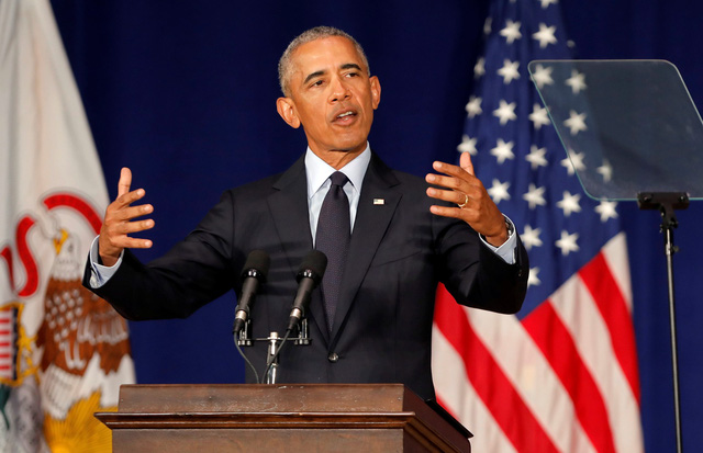 Cựu Tổng thống Mỹ Barack Obama (Ảnh: Reuters)