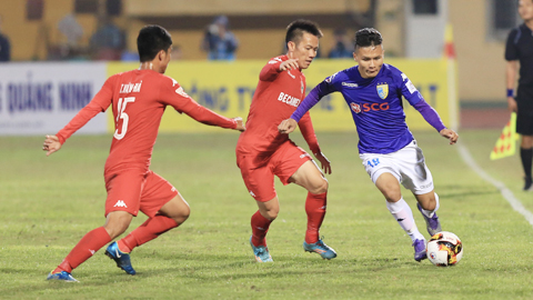 Bbán kết lượt về giữa B.Bình Dương và Hà Nội FC diễn ra vào ngày 23/9 