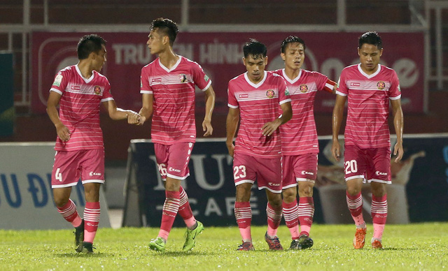  Trận thắng ở vòng 24 giúp Sài Gòn FC gần đạt được mục tiêu trụ hạng (ảnh: Anh Hải)