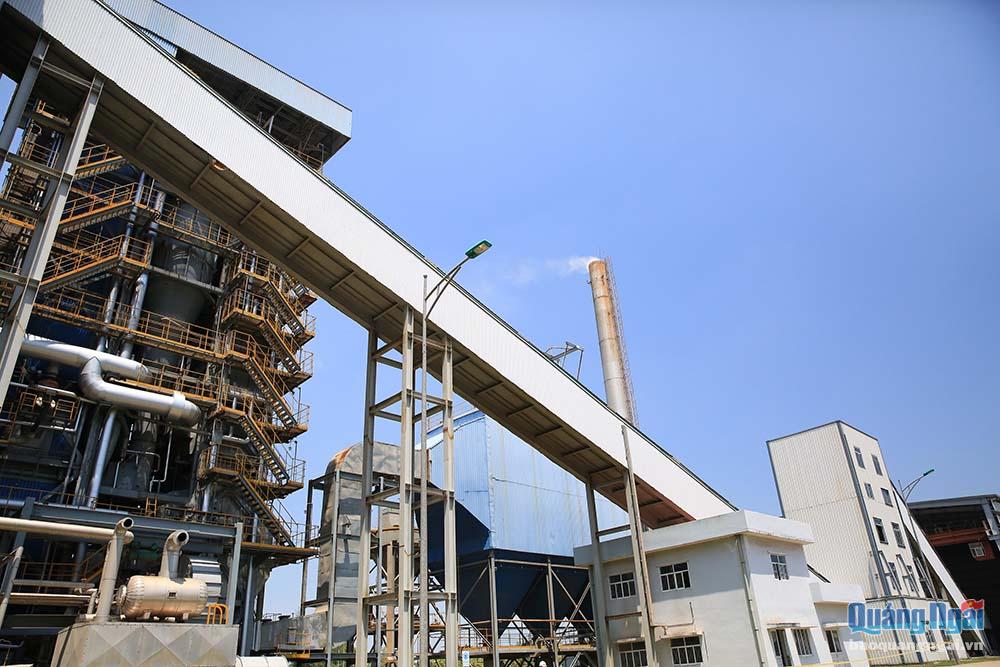 Phân xưởng điện hơi Nhà máy Bio Ethanol Dung Quất được tái khởi động