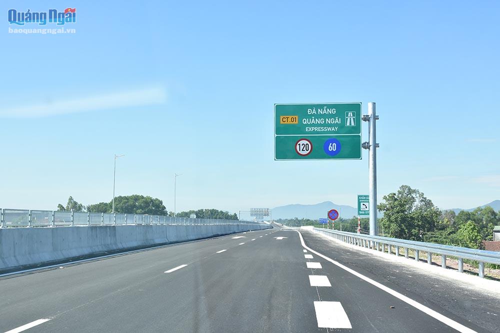 Đường cao tốc Đà Nẵng- Quảng Ngãi được thông xe từ 2.9.2018