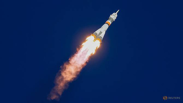  Tàu vũ trụ Soyuz rời bệ phóng tại Kazakhstan (Ảnh: Reuters)