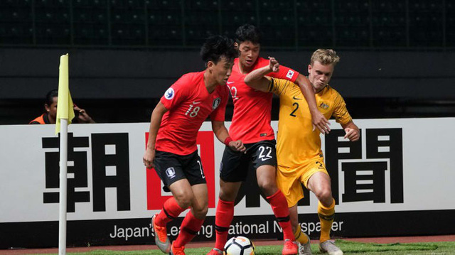  U19 Hàn Quốc và U19 Australia bất phân thắng bại