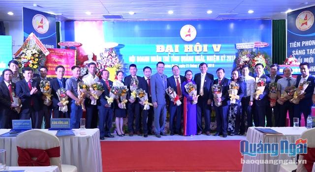 BCH Hội Doanh nhân trẻ tỉnh Quảng Ngãi nhiệm kỳ 2018 – 2023 ra mắt đại hội