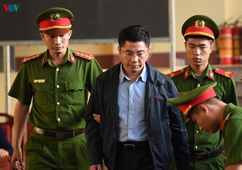 Bị cáo Nguyễn Văn Dương tại phiên tòa.