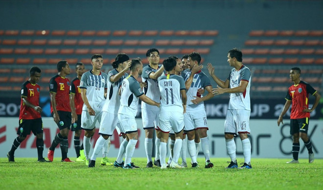 Dù khó khăn, nhưng đẳng cấp của Philippines đã được thể hiện trước Timor Leste. Ảnh: AFF Cup.