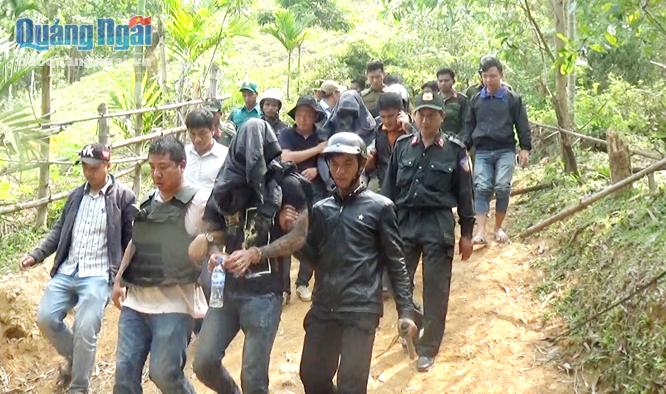 Lực lượng Công an tỉnh  bắt giữ nhóm đối tượng sử dụng súng gây án tại tỉnh KonTum lẩn trốn tại địa bàn huyện Sơn Hà.