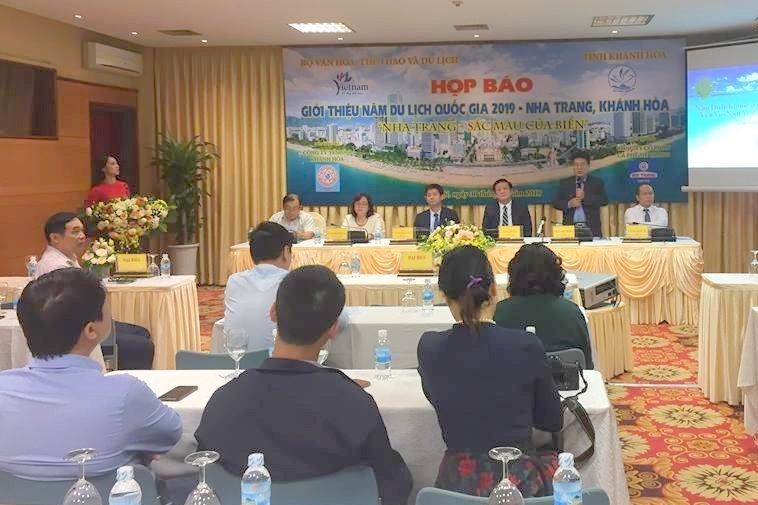 Họp báo giới thiệu về Năm Du lịch quốc gia 2019 - Nha Trang, Khánh Hòa. Ảnh: VGP/Nhật Nam
