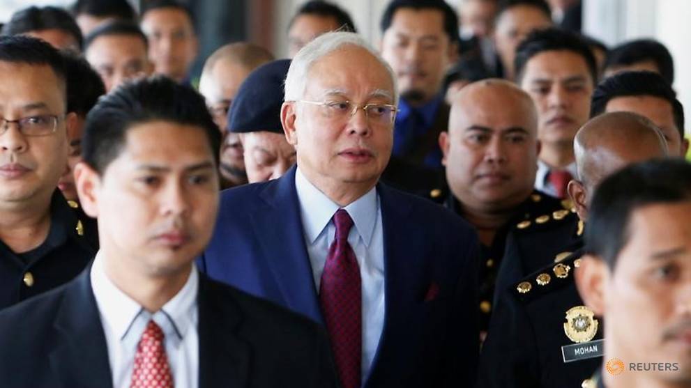  Cựu Thủ tướng Malaysia Najib Razak có mặt tại phiên tòa ở Kuala Lumpur, Malaysia, ngày 4-7. Ảnh: Reuters