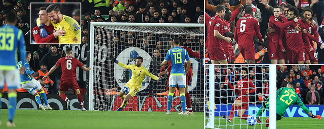 Liverpool giành quyền bước vào vòng knock-out bằng chiến thắng 1-0 trước Napoli