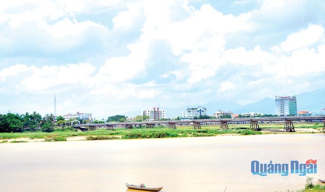 Sông Trà Khúc tiếp tục được chọn lựa sẽ là điểm nhấn cho đô thị Quảng Ngãi trong phát triển thành phố hướng biển.