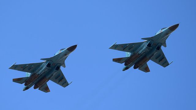 Hai máy bay ném bom chiến đấu Su-34. (Ảnh: RT)