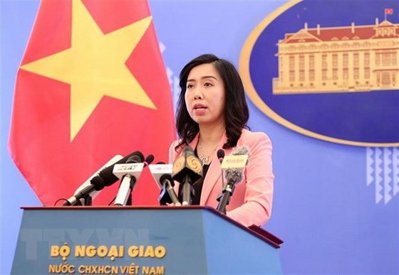 Người phát ngôn Bộ Ngoại giao Việt Nam Lê Thị Thu Hằng. Ảnh: TTXVN