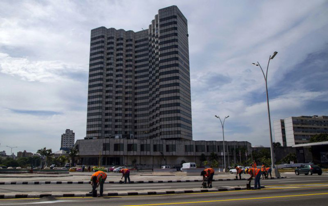 Khách sạn Melia Cohiba tại thủ đô Havana, Cuba - Ảnh: AP