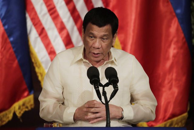Tổng thống Philippines Rodrigo Duterte (Ảnh: EPA)