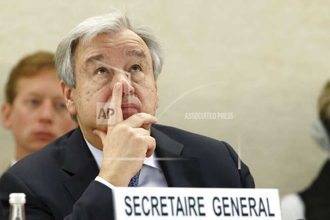 Tổng Thư ký LHQ Antonio Guterres. (Ảnh: AP)