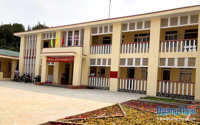 Hạng mục Khu Hành chính quản trị, Trường Mầm non Lý Sơn vừa được hoàn thành đưa vào sử dụng.