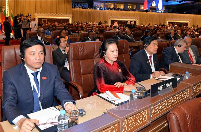  Chủ tịch Quốc hội Nguyễn Thị Kim Ngân dự khai mạc Đại hội đồng lần thứ 140 Liên minh Nghị viện thế giới.