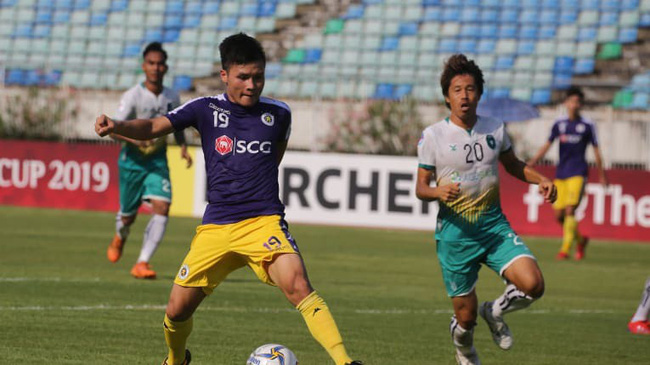 CLB Hà Nội thắng đậm Yangon United với tỷ số 5-2 ở lượt trận thứ 4 bảng F AFC Cup. (Ảnh: AFC)