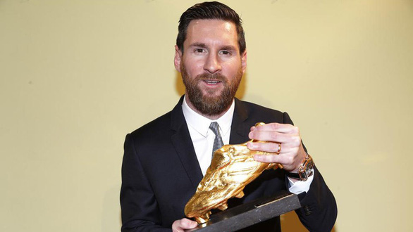  Messi và danh hiệu Chiếc giày vàng châu Âu - Ảnh: GETTY IMAGES