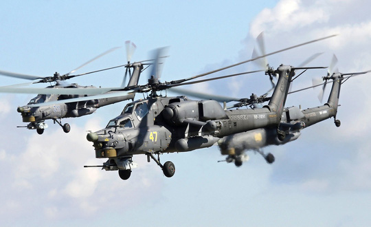 Trực thăng "Thợ săn đêm" Mi-28N. Ảnh: WIKIPEDIA