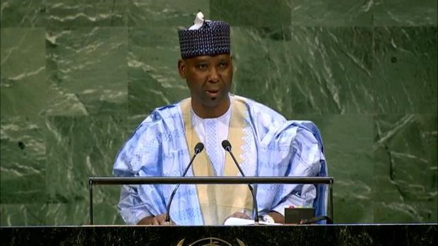 Đại sứ Nigeria tại LHQ Tijjani Muhammad Bande - Nguồn: UN
