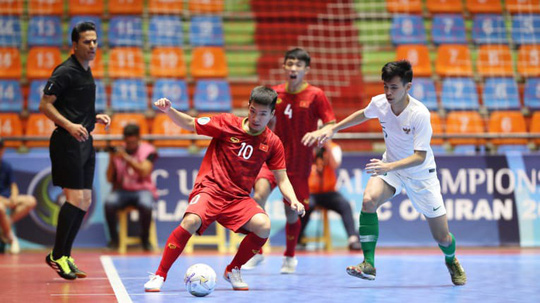  Việt Nam bị loại khỏi VCK U20 Futsal châu Á 2019 