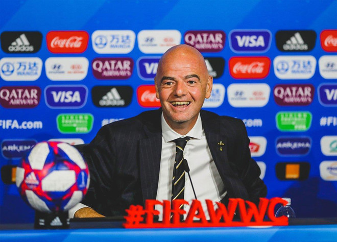  Ông Infantino đề xuất tăng số đội dự World Cup nữ năm 2023. Ảnh: Getty Images.