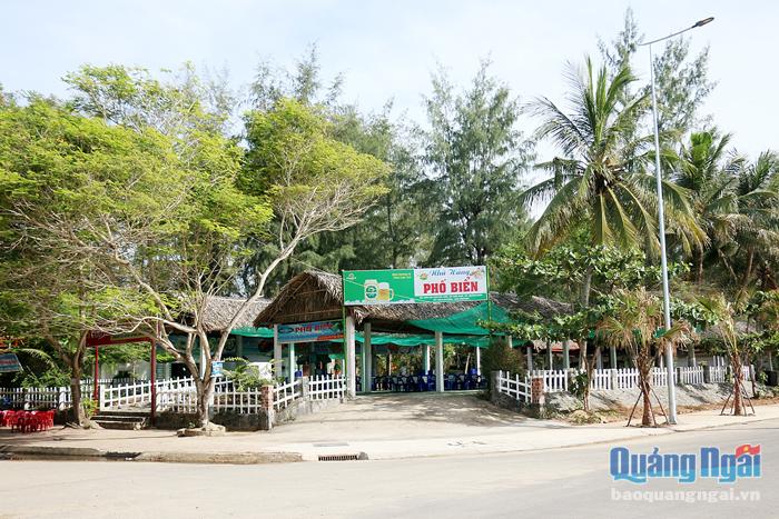 Nhà hàng Phố Biển của Công ty TNHH Hà Thành sau khi đầu tư đã cho đơn vị khác thuê kinh doanh.