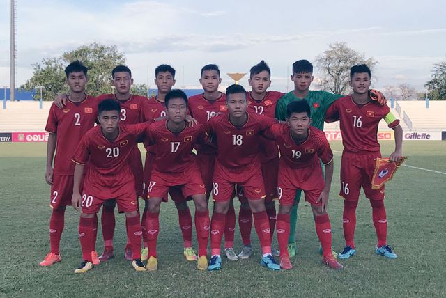 Đội hình xuất quân của U15 Việt Nam trước Philippines