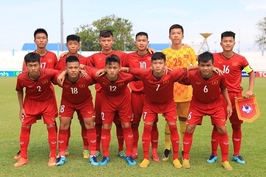  U15 Việt Nam trắng tay ở giải Đông Nam Á sau khi để thua U15 Indonesia ở trận tranh HCĐ. Ảnh: VFF