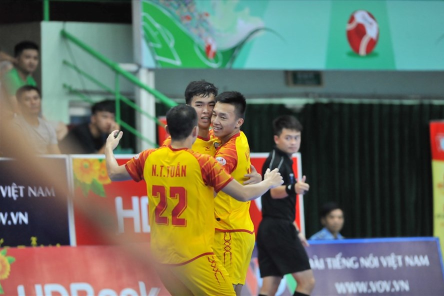  Đà Nẵng FC áp sát nhóm đầu sau chiến thắng 5-0 trước Tân Hiệp Hưng. Ảnh: VFF