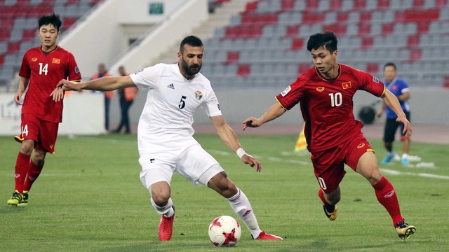  Đội tuyển Việt Nam từng thắng Jordan tại vòng 1/8 Aisan Cup 2019