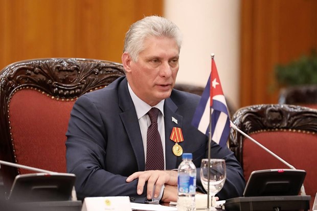 Đồng chí Miguel Díaz Canel được bầu giữ chức Chủ tịch nước Cộng hòa Cuba. (Nguồn: EFE)