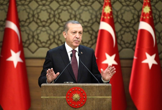  Tổng thống Thổ Nhĩ Kỳ Tayyip Erdogan. Ảnh: Reuters
