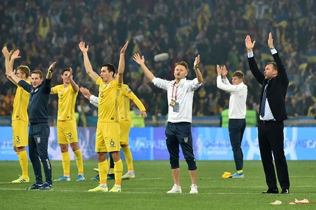 Ukraine lần thứ 2 trong lịch sử có vinh dự góp mặt ở một vòng chung kết Euro. (Nguồn: Getty Images)