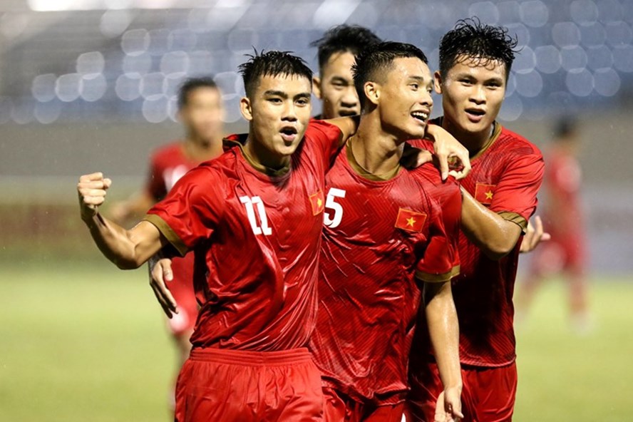 U21 tuyển chọn Việt Nam giành chức vô địch đầy thuyết phục sau chiến thắng 2-0 trước U21 sinh viên Nhật Bản. Ảnh: VFF
