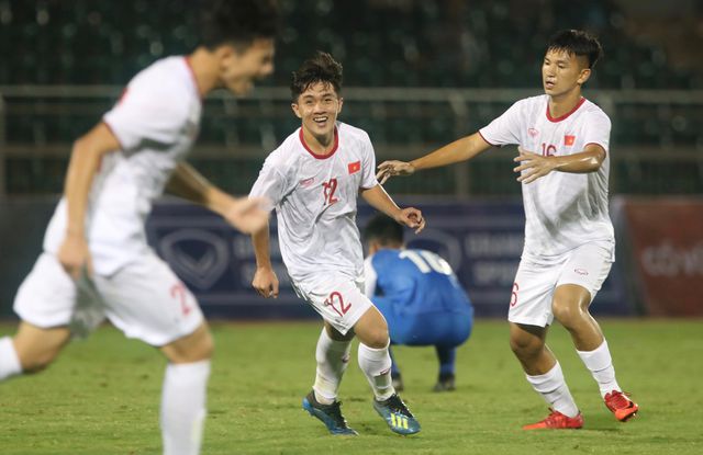 Niềm vui chiến thắng của U19 Việt Nam