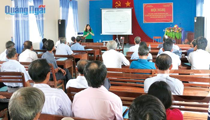 Sở Tư pháp tuyên truyền pháp luật cho đối tượng đặc thù tại xã Đức Thắng (Mộ Đức).