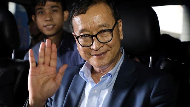 Ông Sam Rainsy (Ảnh: Reuters)