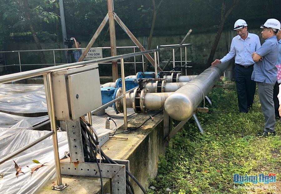 Trạm xử lý nước thải tập trung KCN Quảng Phú đang bị quá tải và gây ô nhiễm, ảnh hưởng đến nhiều hộ dân xung quanh