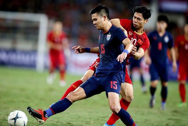 Hòa Thái Lan, tuyển Việt Nam vẫn bất bại ở bảng G với 11 điểm sau 5 trận - Ảnh: Gia Hưng